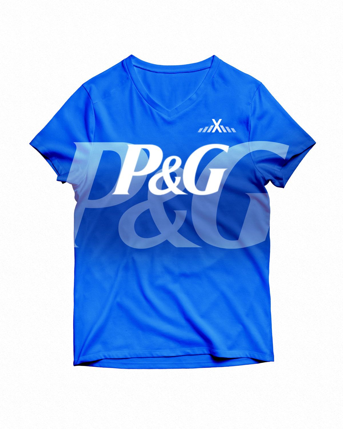 Custom V-Neck Cotton T-Shirt