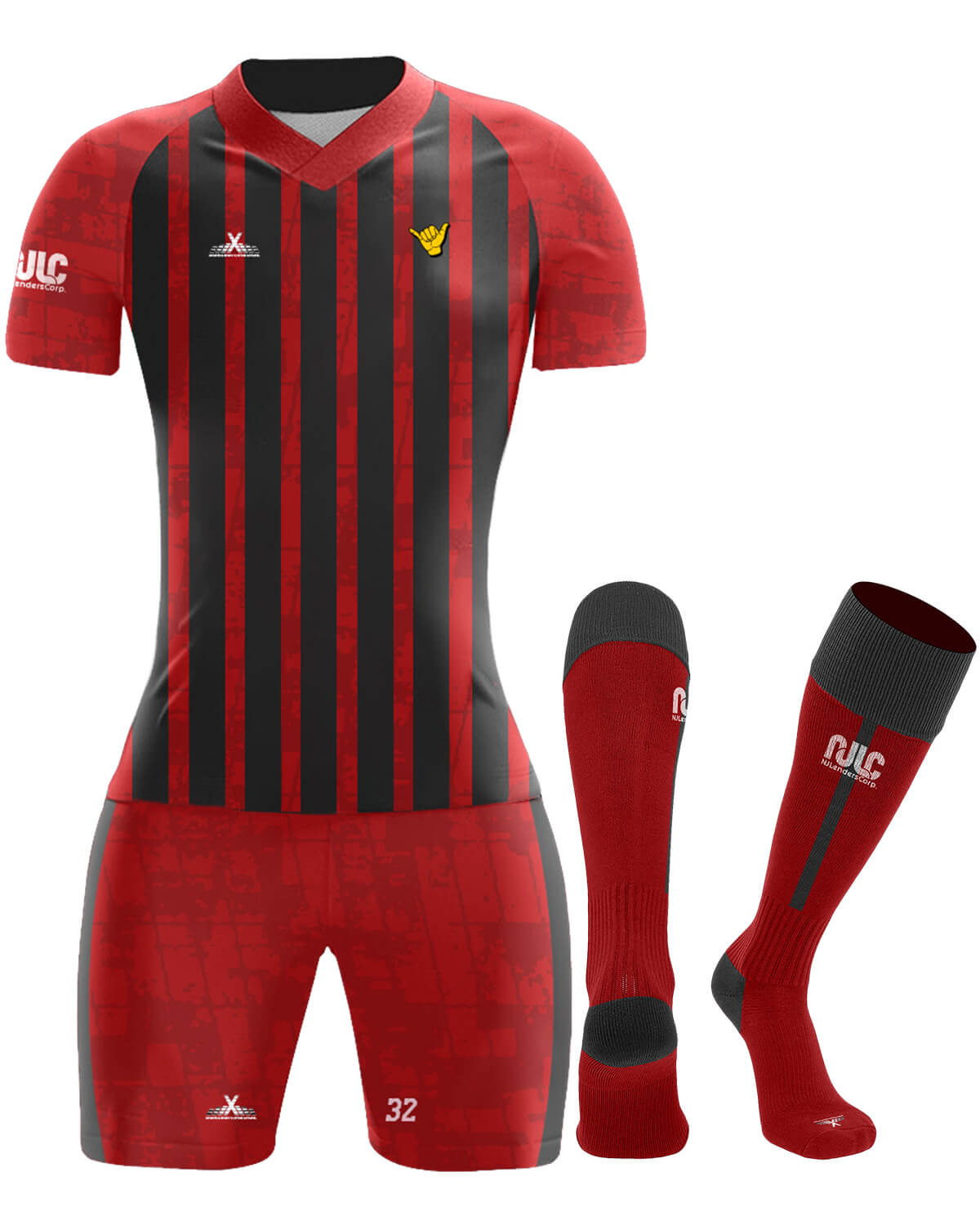 Custom Soccer Uniform (Jersery + Shorts + Socks) - For Women