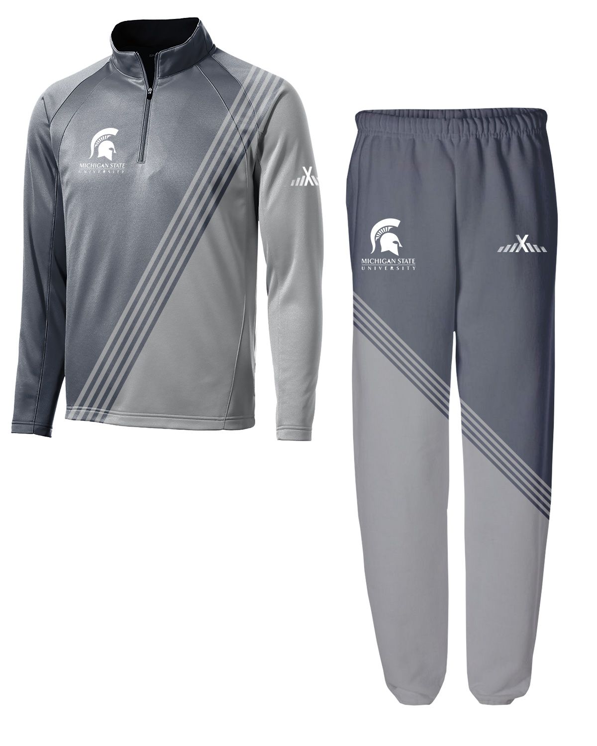 Custom Quarter-Zip Sweatsuit - For Men